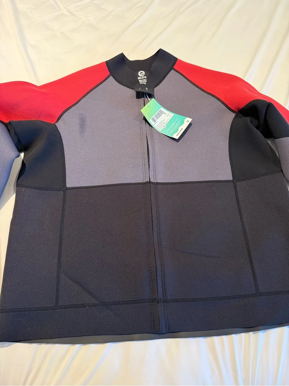 Sea-Doo Men's 2XL Montego PWC Wetsuit Jacket Stretchy Neoprene UV Protection NEW